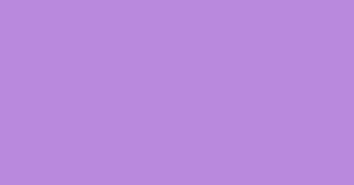 #b888dd lavender color image