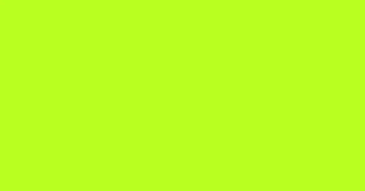 #b8ff1f electric lime color image
