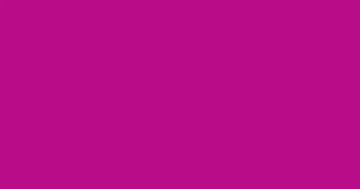 #b90c88 red violet color image