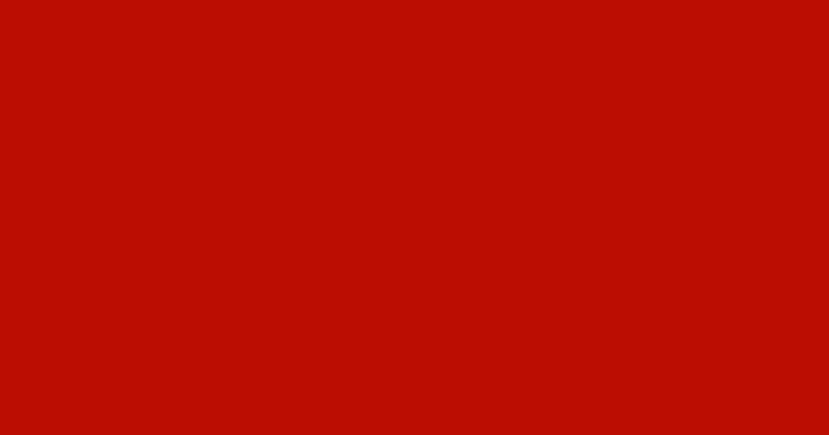 #b90e01 milano red color image
