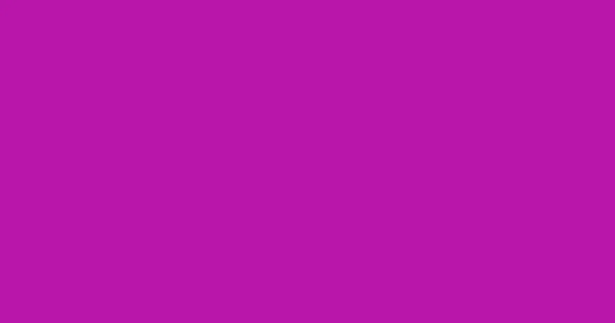 #b915aa red violet color image