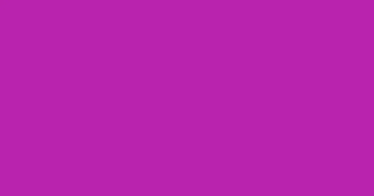 #b923af medium red violet color image