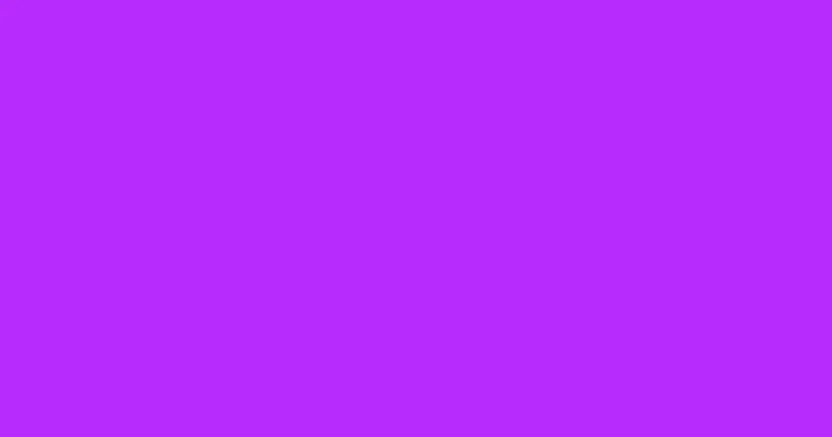 #b92bfd electric violet color image