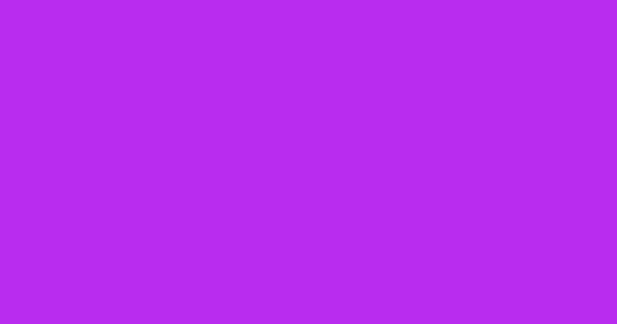 #b92cf0 electric violet color image