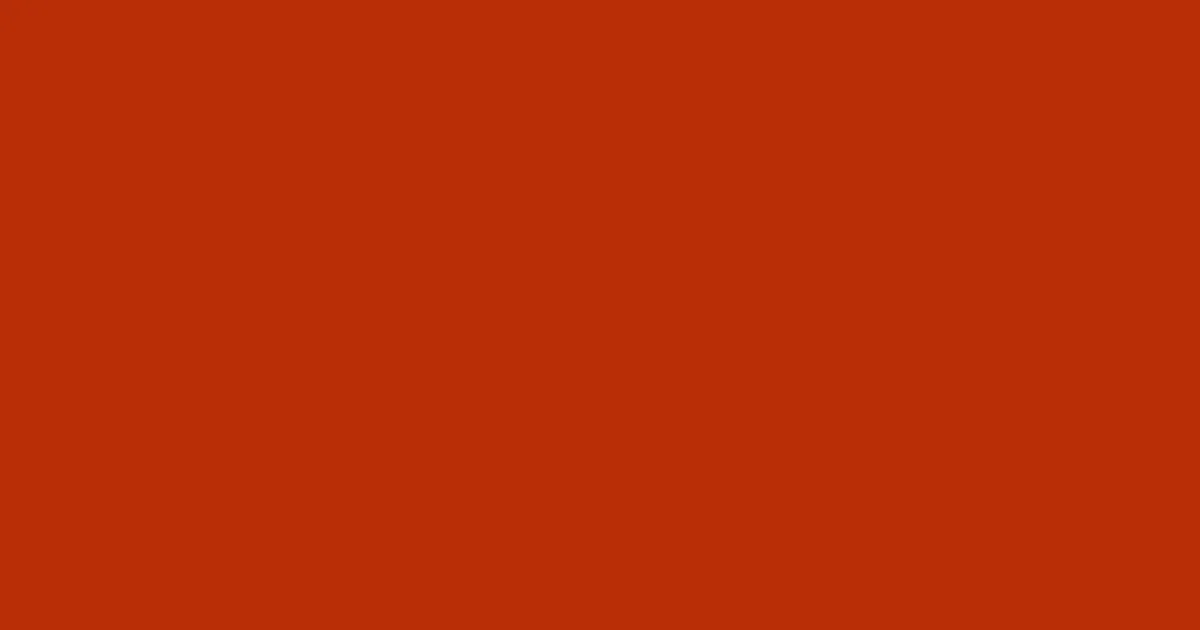 #b92d05 milano red color image