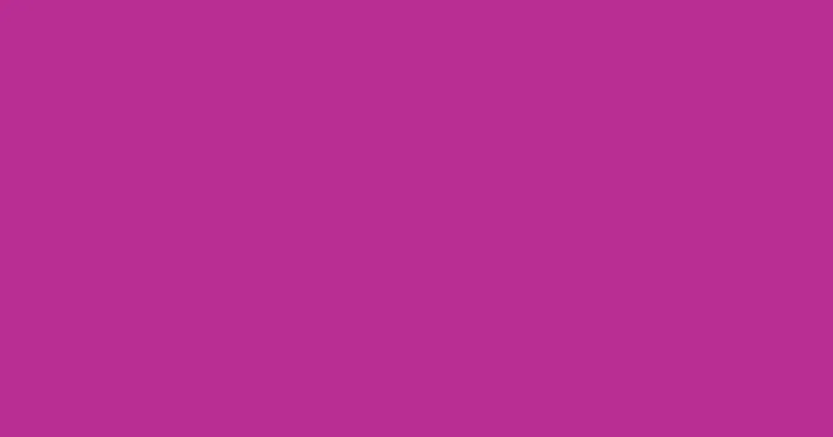 #b92d92 medium red violet color image