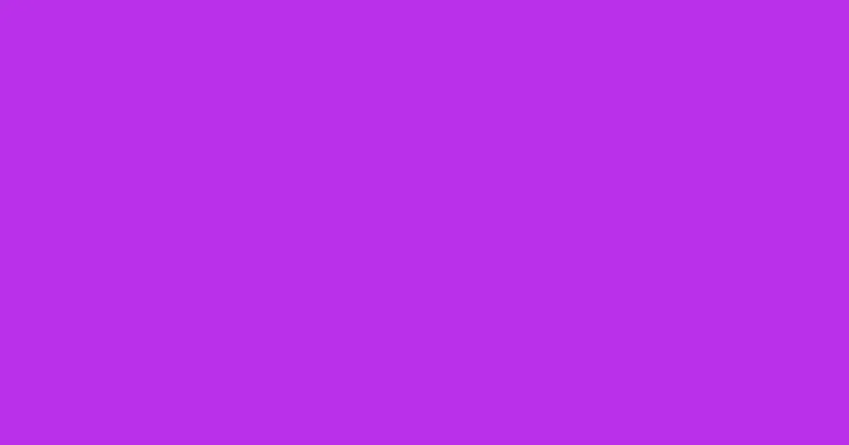 #b930ea electric violet color image