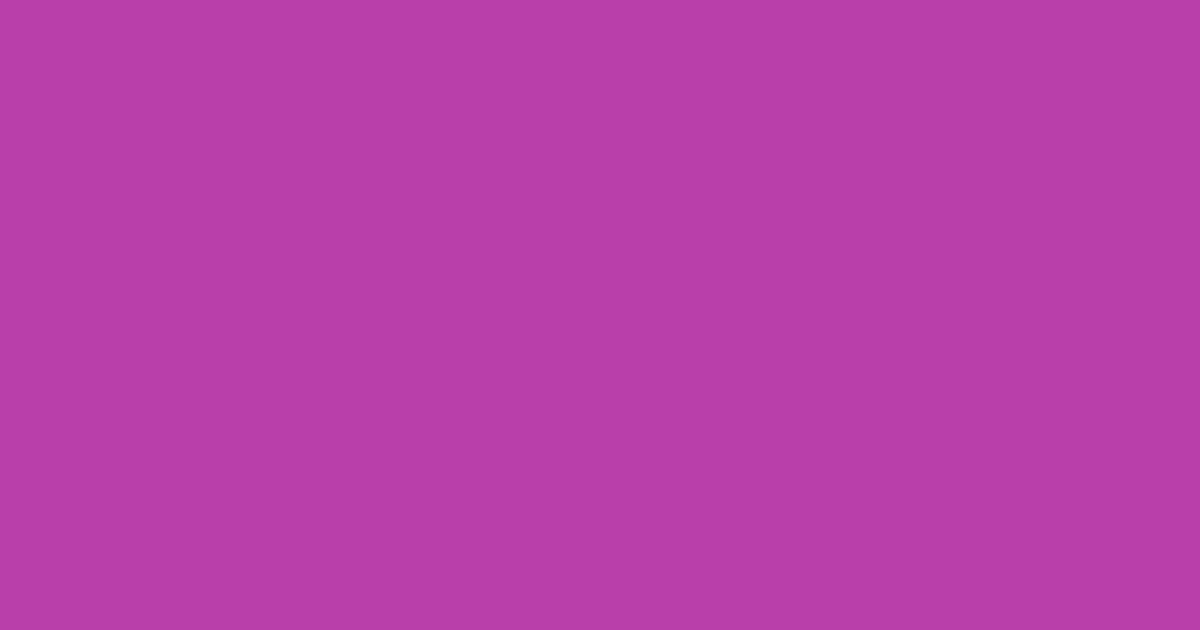 #b93faa red violet color image
