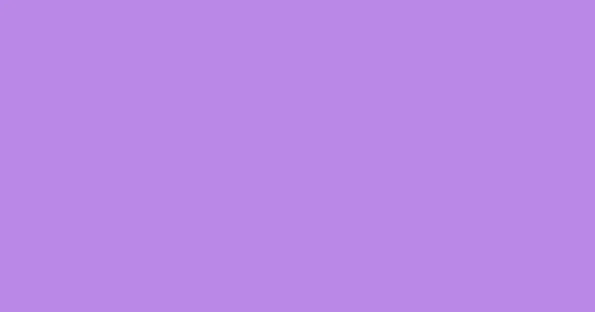#b988e5 lavender color image