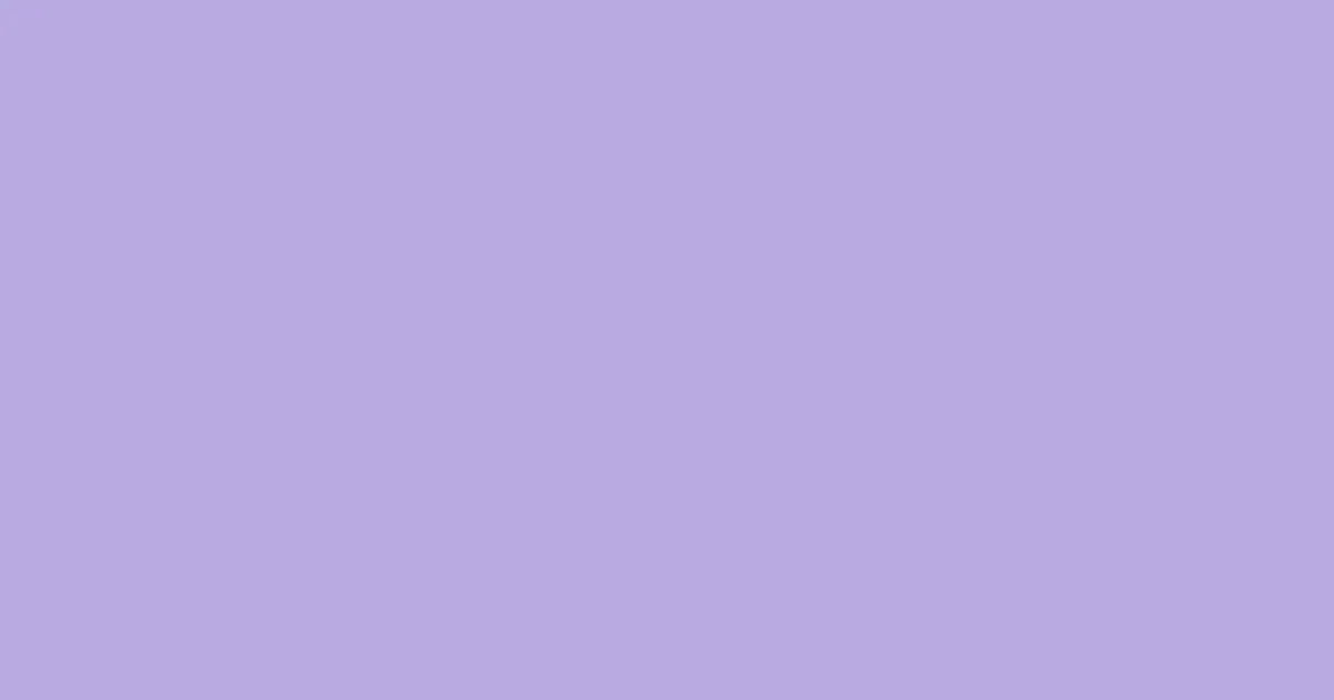 #b9abe1 cold purple color image