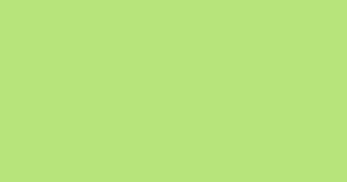 #b9e47a yellow green color image