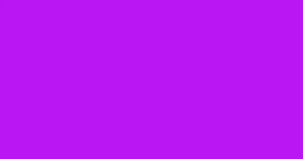#ba14f2 electric violet color image