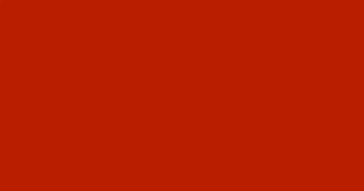 #ba2100 milano red color image