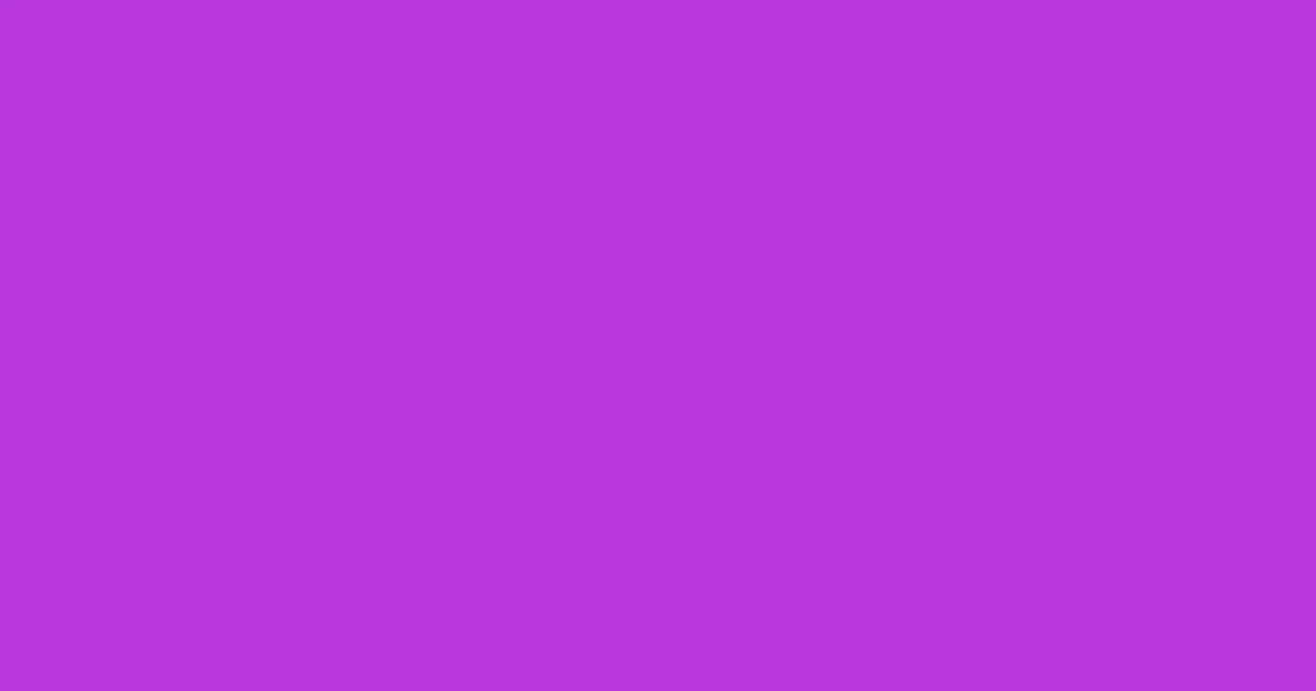 #ba38dc medium purple color image
