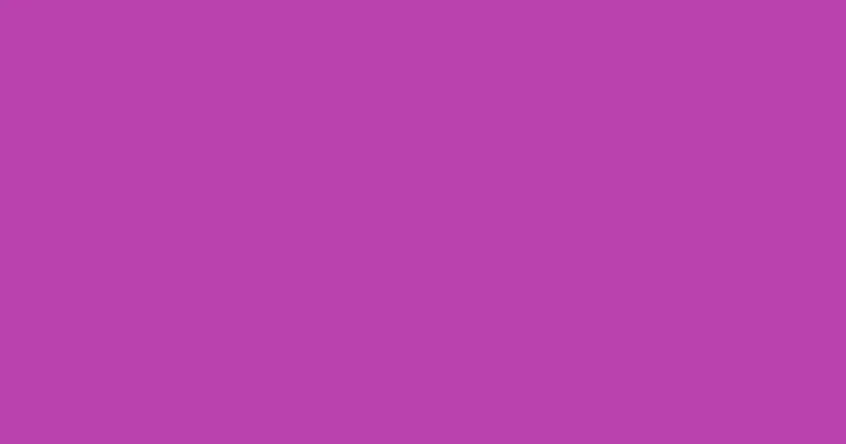 #ba41ae fuchsia pink color image