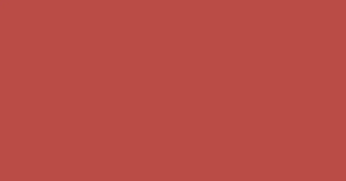 #ba4c46 chestnut color image