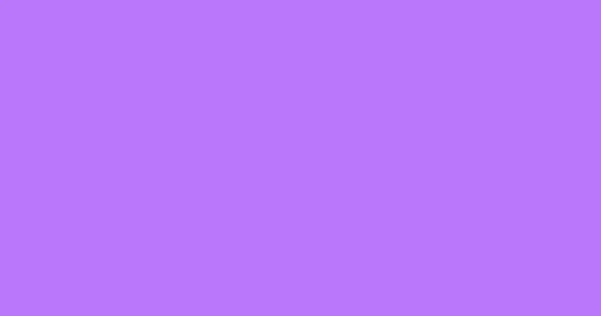 #ba77fb heliotrope color image