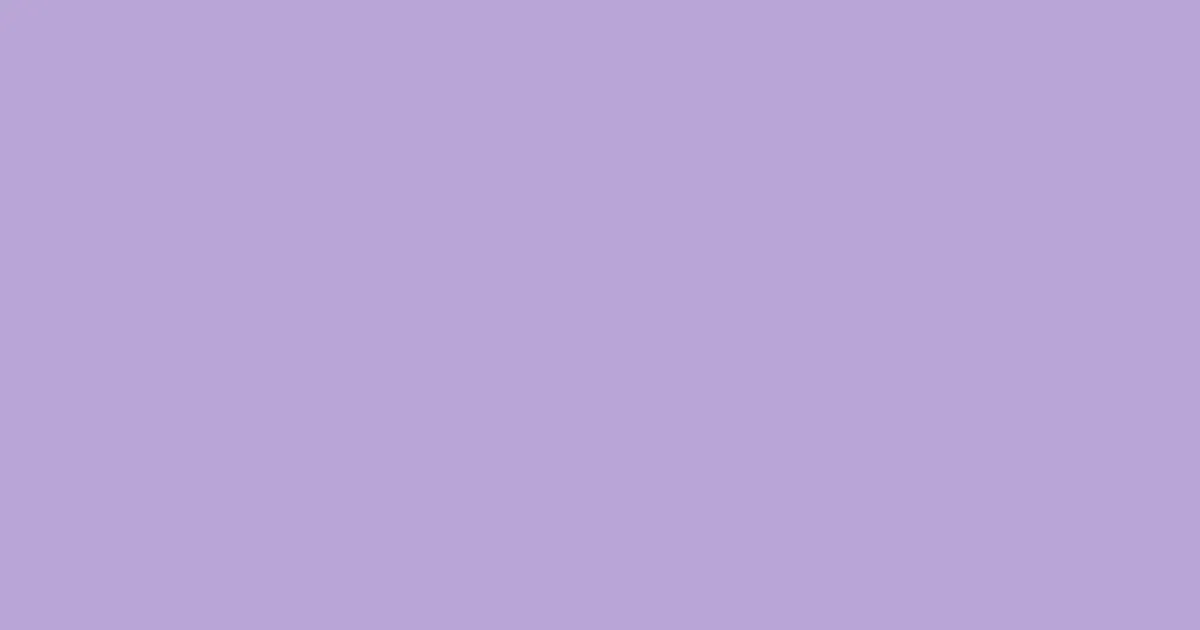 #baa5d8 cold purple color image