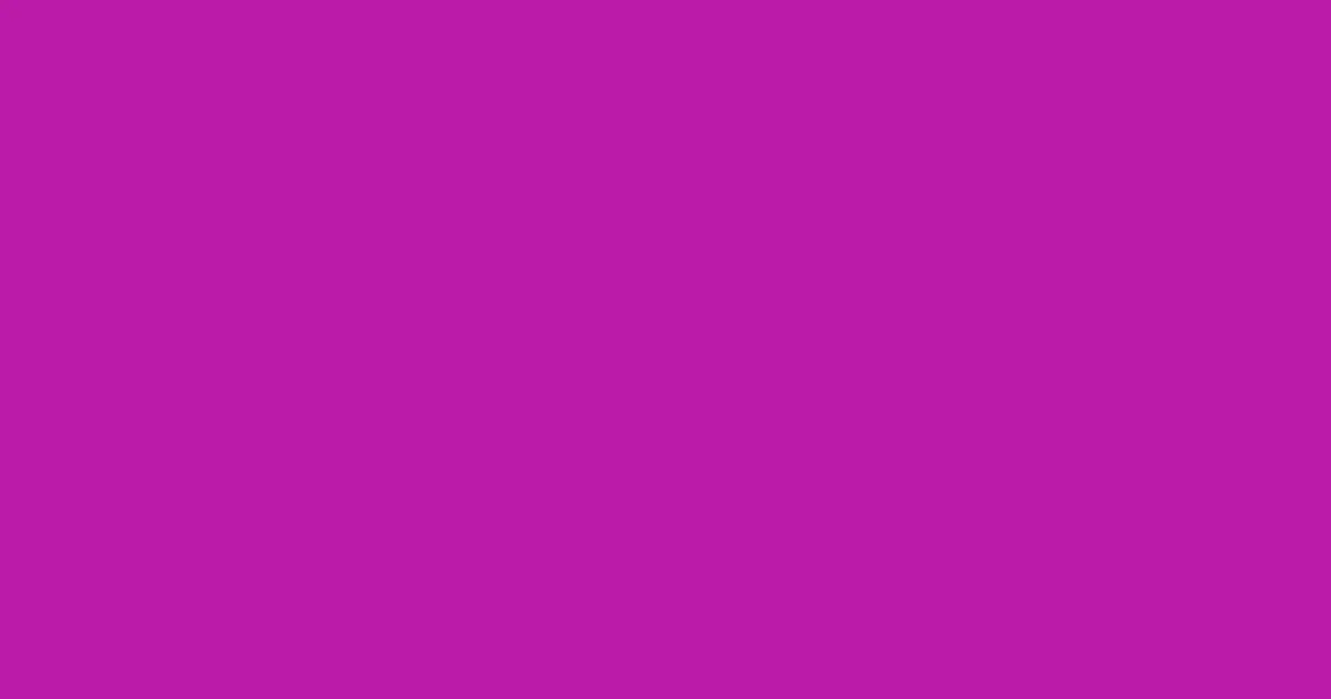 #bb1aa8 red violet color image