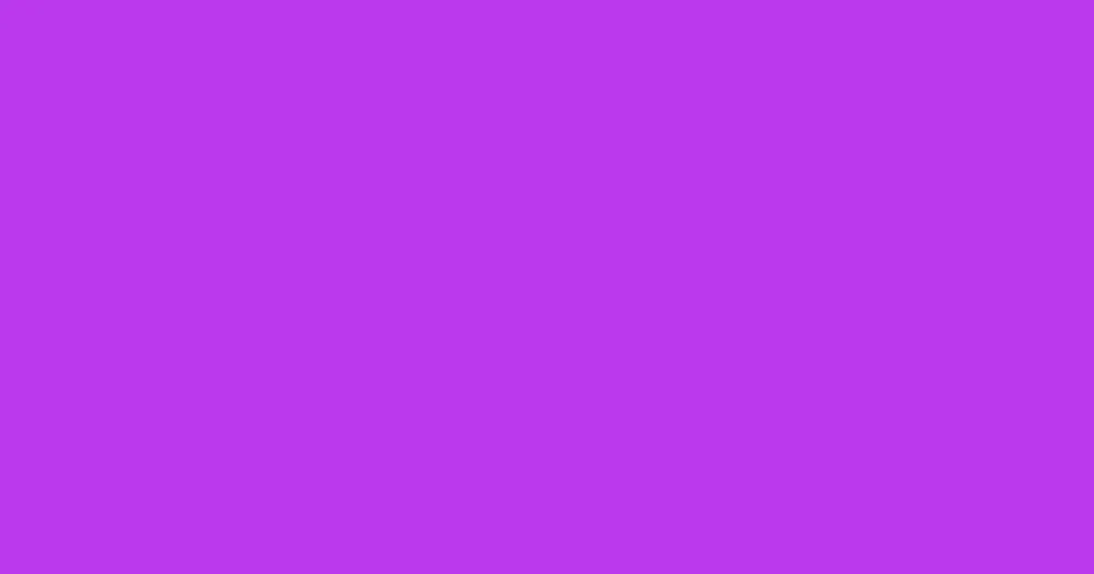 #bb38ee electric violet color image