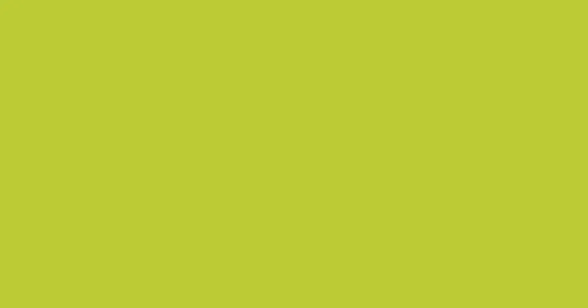 #bbcb35 earls green color image