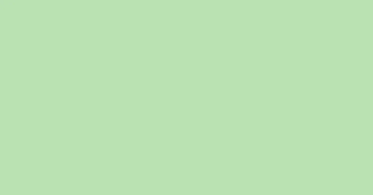 #bbe1b2 moss green color image