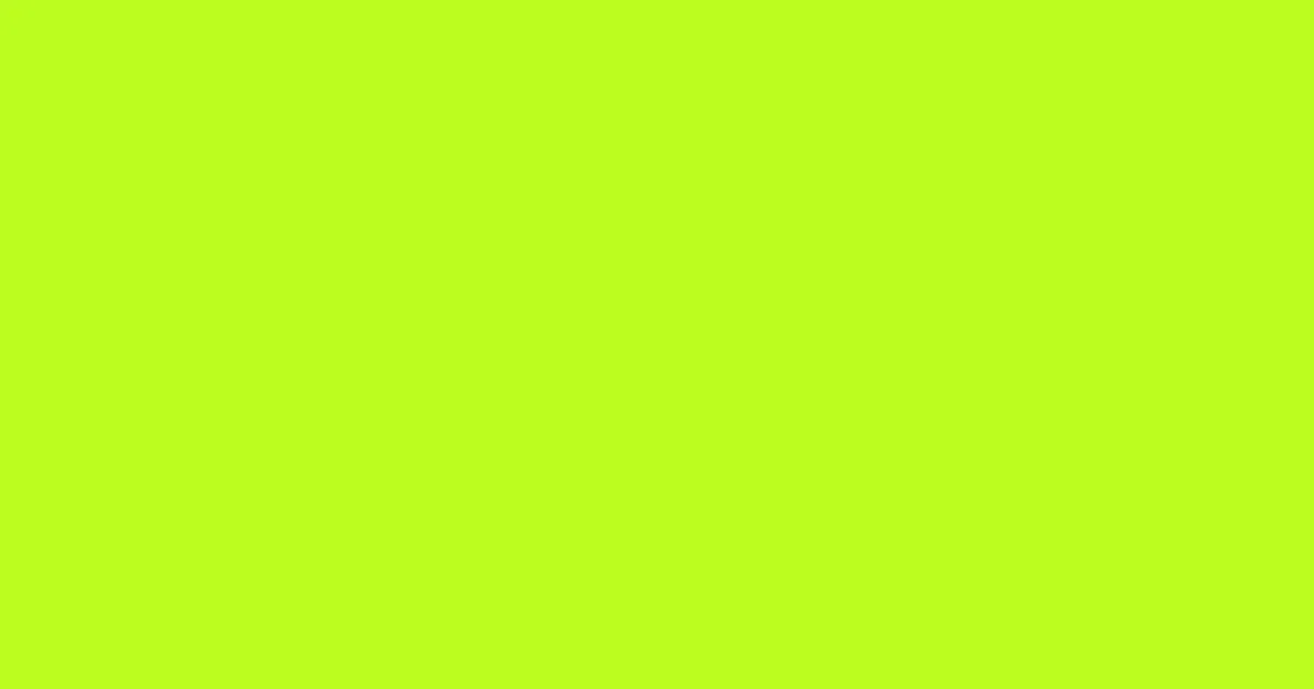 #bbfd1e electric lime color image