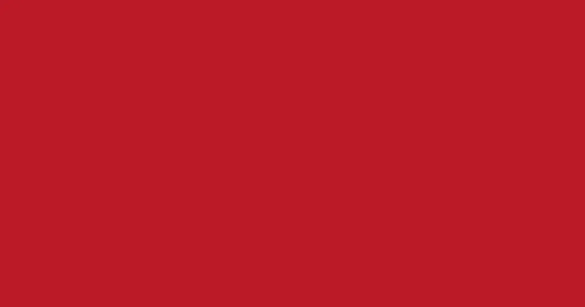 #bc1928 cardinal color image