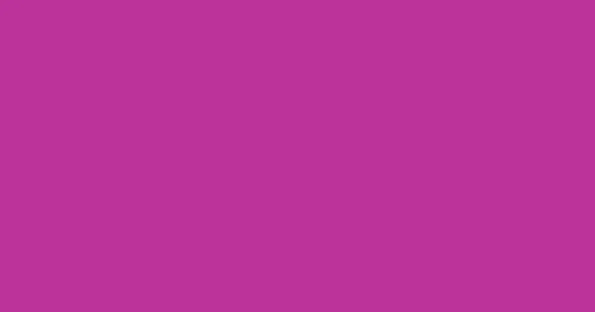 #bc3299 medium red violet color image