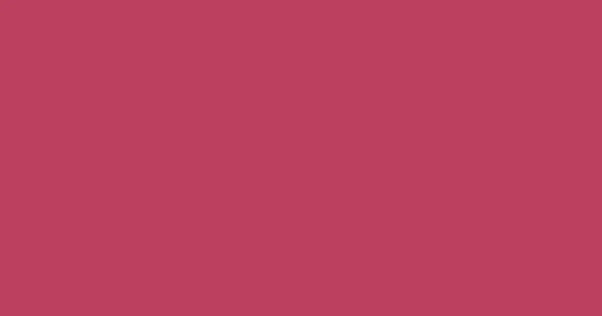 #bc405d blush color image