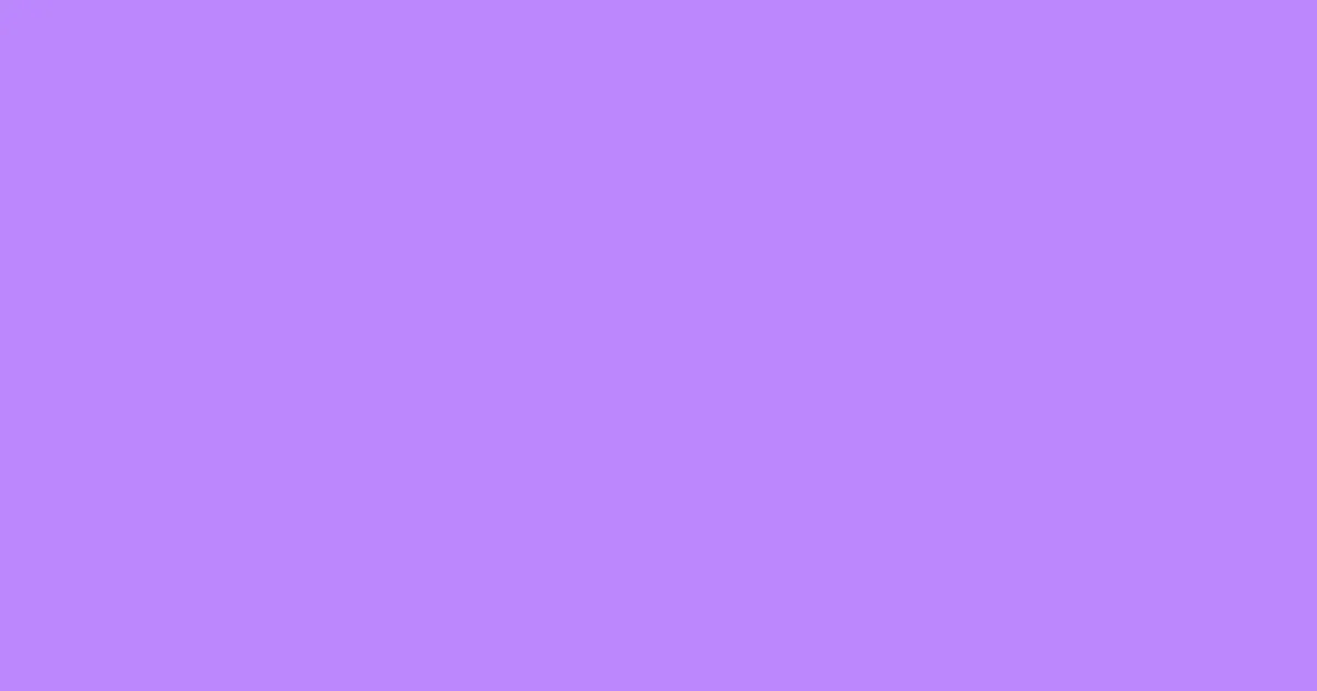 #bc86fc heliotrope color image