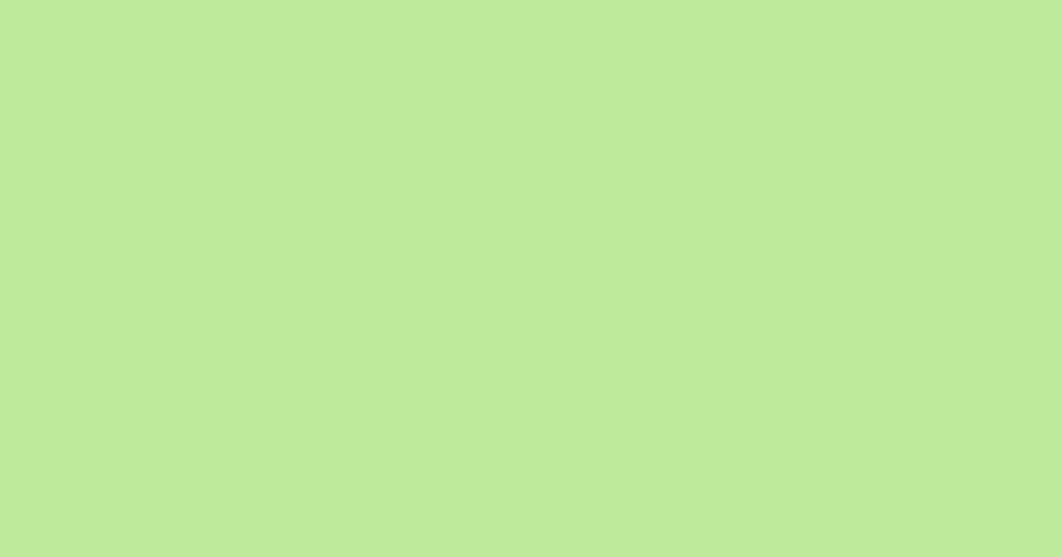 #bceb9a yellow green color image