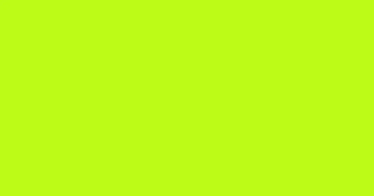 #bcfa16 electric lime color image