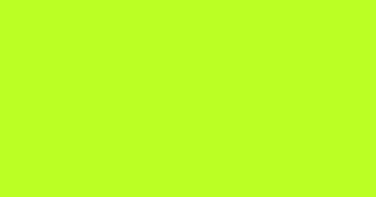 #bcfe25 green yellow color image