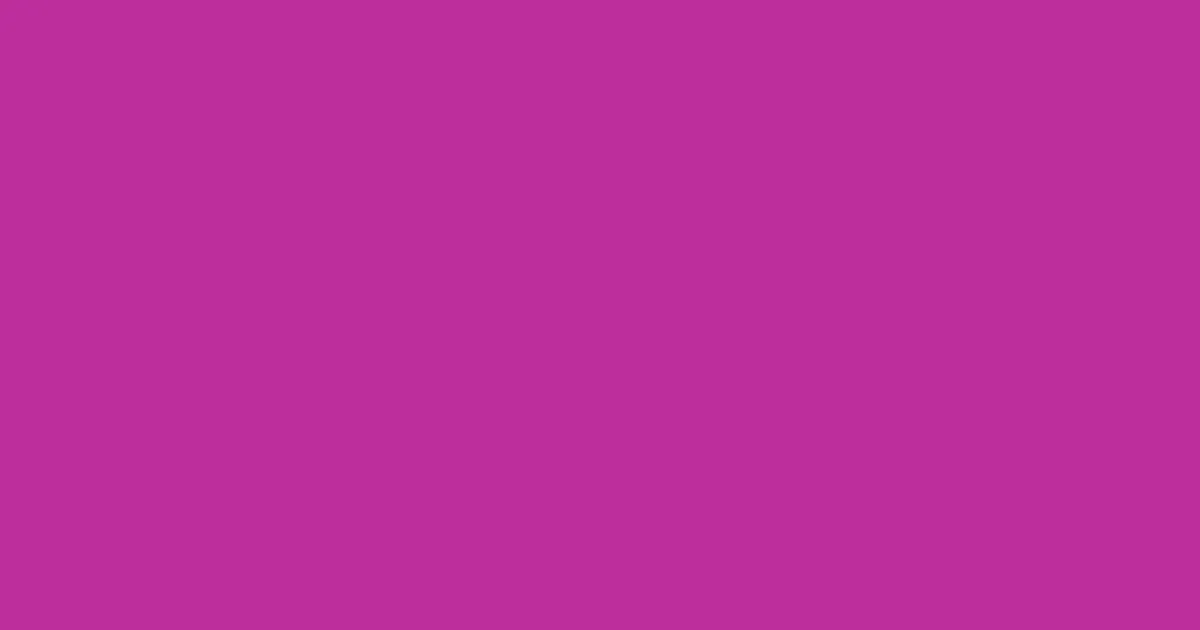 #bd2f9b medium red violet color image