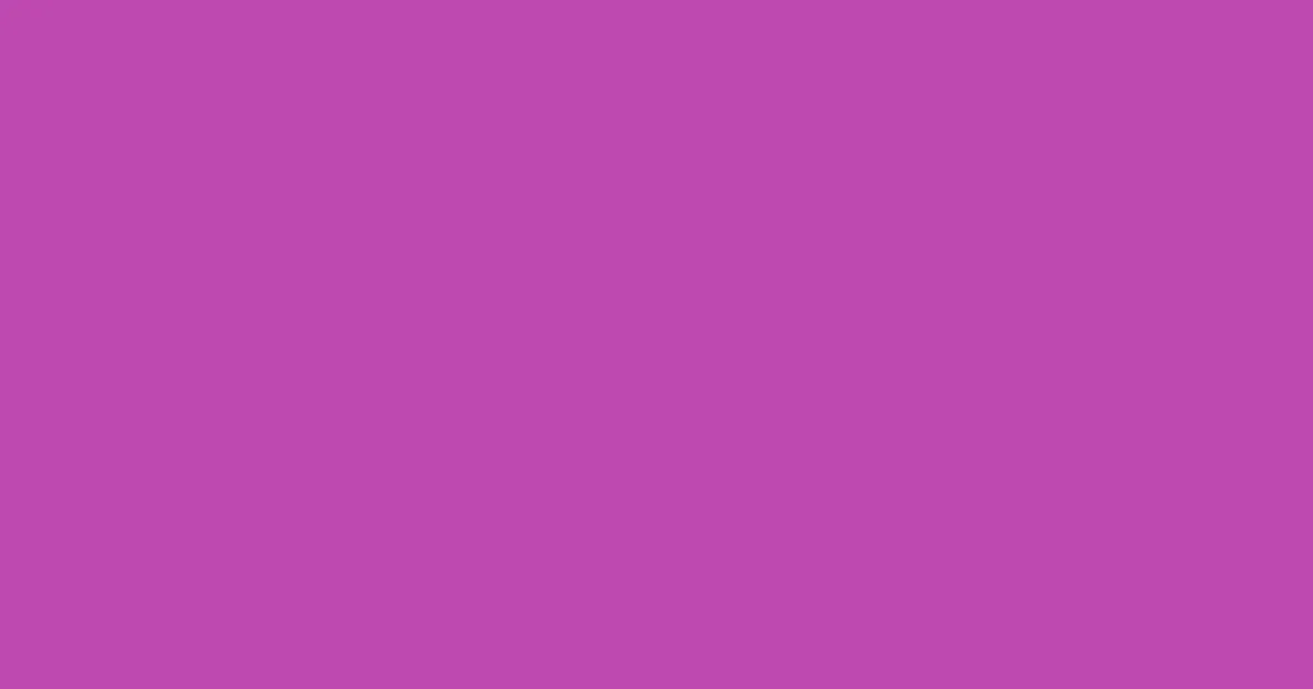 #bd49af fuchsia pink color image