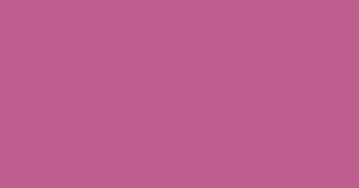 #bd5f8f rose quartz color image