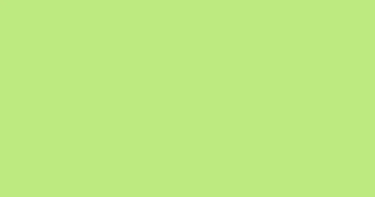 #bde97f yellow green color image
