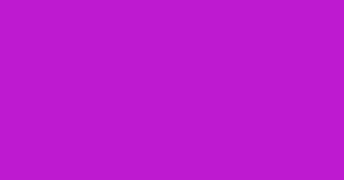 #be1ad0 electric violet color image