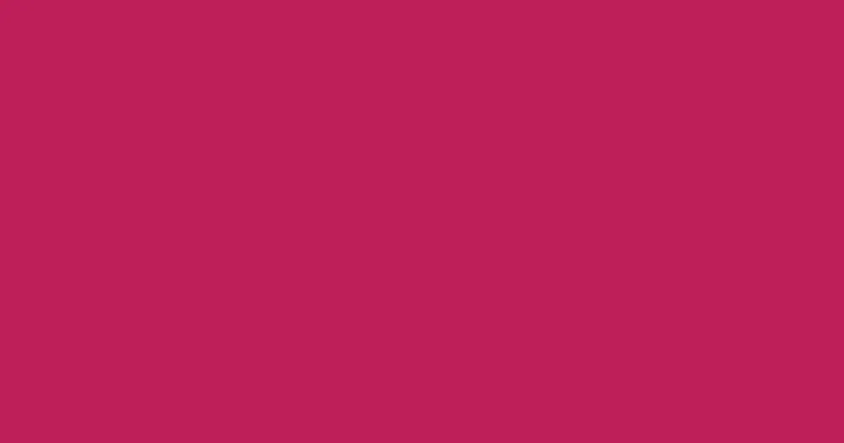 #be1f58 maroon flush color image