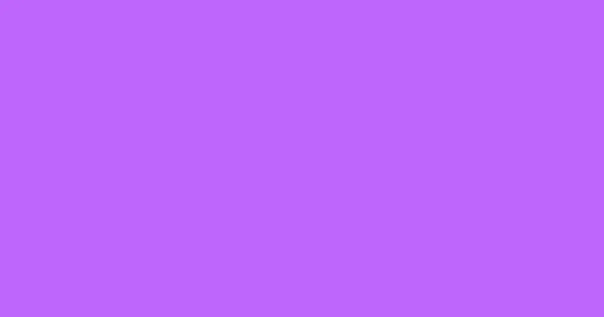 #be66fc heliotrope color image