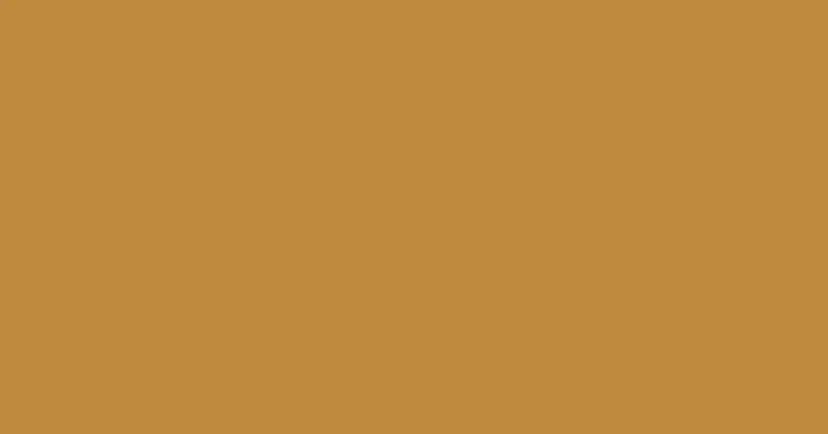 #be873d tussock color image