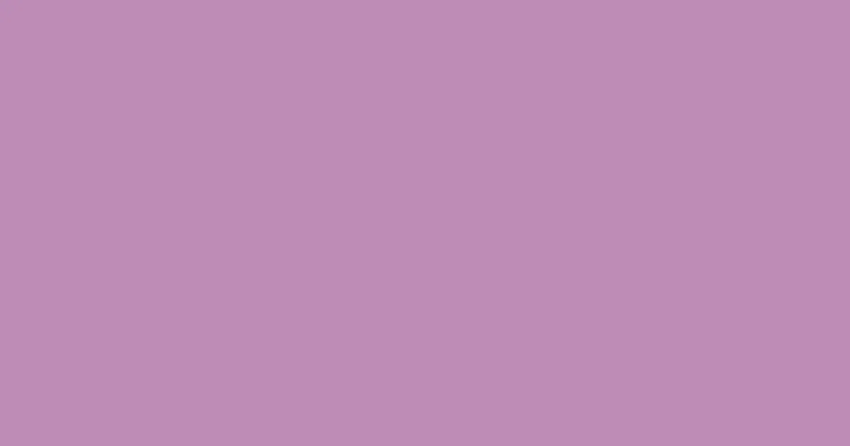 #be8bb5 lilac color image