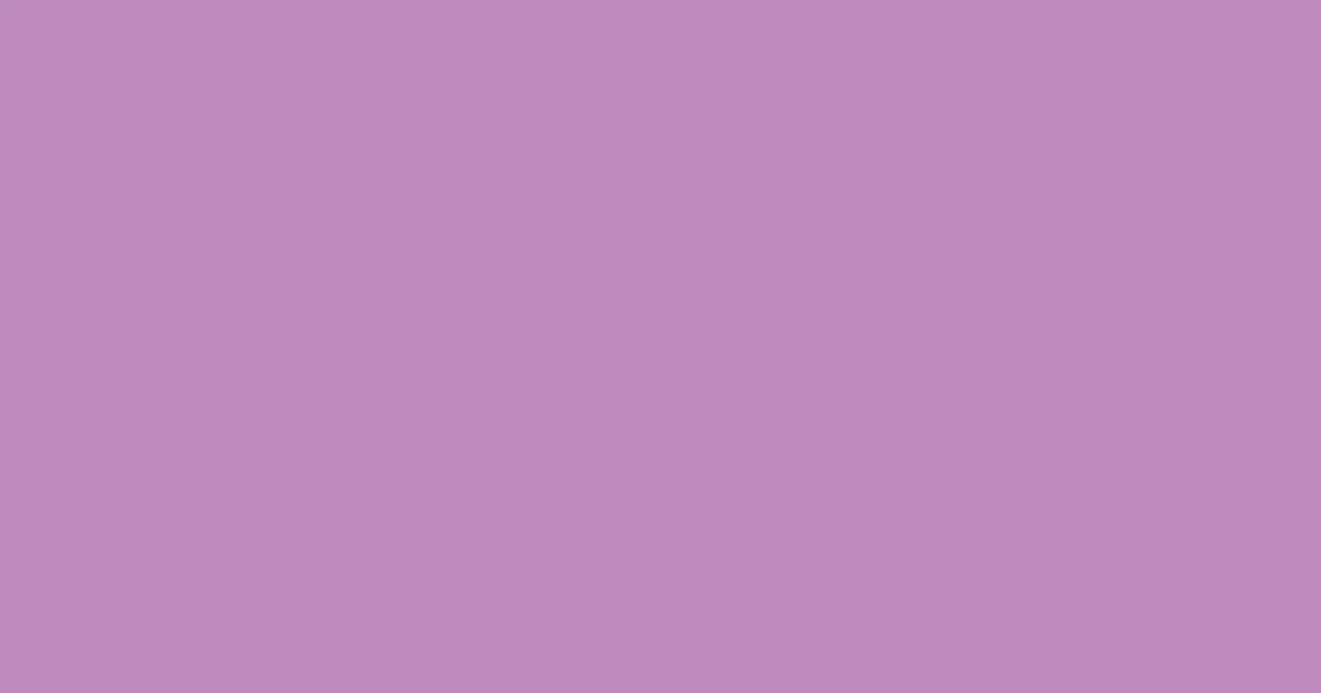 #be8bbe lilac color image