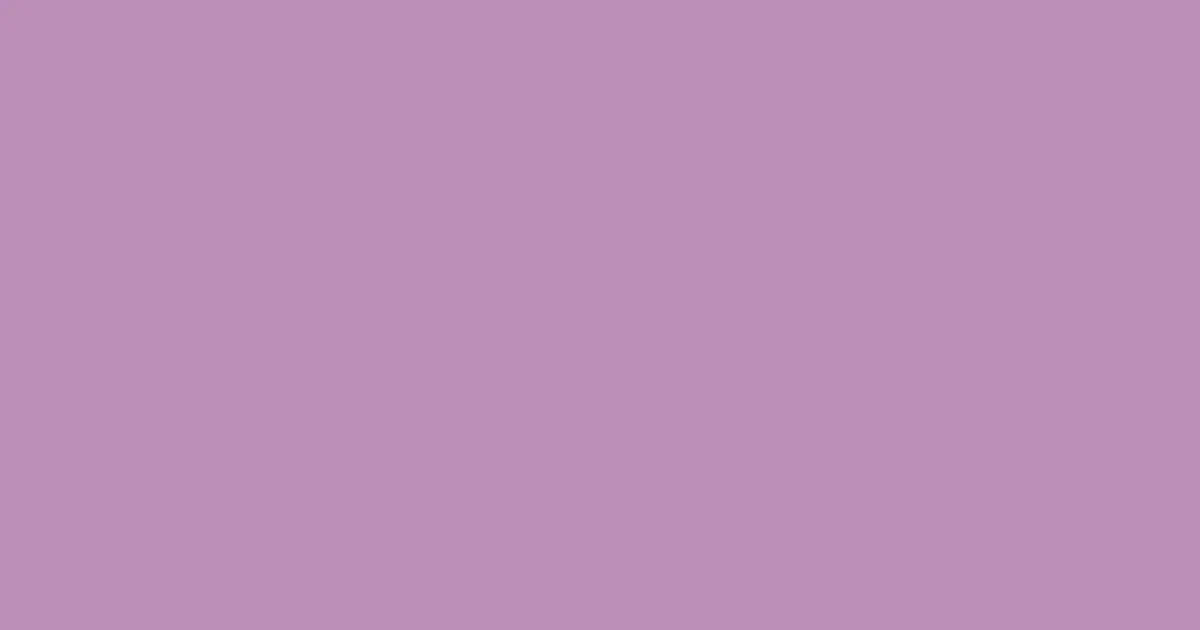 #be8db7 lilac color image