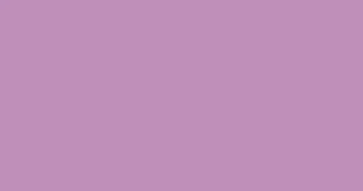#be8eb9 lilac color image