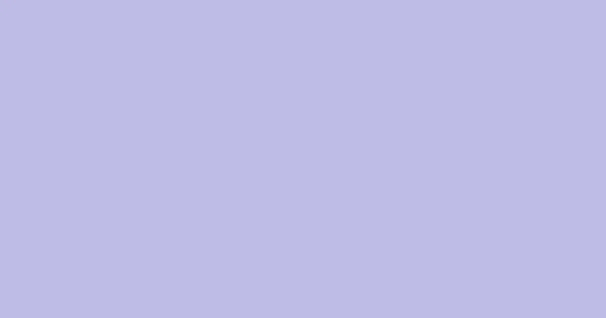 #bebce6 periwinkle gray color image