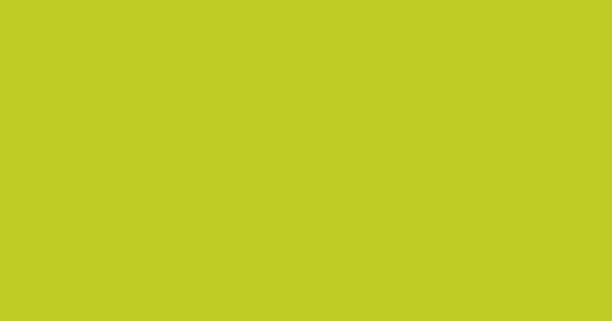 #becb25 key lime pie color image