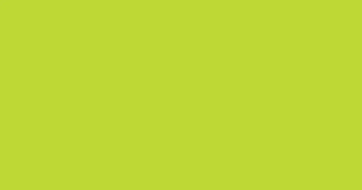 #bed834 pear color image