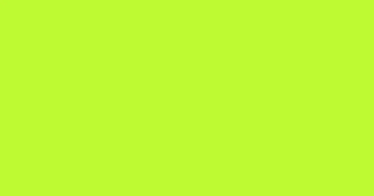 #befa32 green yellow color image